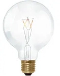 SEGULA LED-Leuchtmittel "LED Globe 95 klar", Energieeffizienz: F (A-G), transparent,
