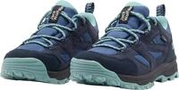 Wanderschuh JACK WOLFSKIN "VOJO TOUR TEXAPORE LOW K", Kinder, Gr. 28, blau (night