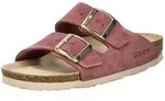 Hausschuh ROHDE "Rohde Pantoletten Veloursleder", Damen, Gr. 37, lila (violett),