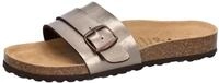 Pantolette LICO "Pantolette Bioline Solveig", Damen, Gr. 36, braun, Synthetik, Schuhe