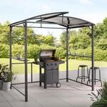 KONIFERA Grillpavillon "Roma" Au&szlig;enma&szlig;e BxT: 245x150 cm, Stahlgestell,