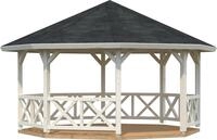 Palmako Holzpavillon "Betty" BxT: 551x551 cm, naturbelassen