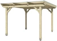 Skanholz Holzpavillon "Marseille" BxTxH: 327x350x236 cm, inkl. Aufschraubstutzen