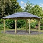 Karibu Pavillon "Mailand" BxT: 345x485 cm