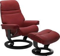 Stressless Relaxsessel "Sunrise" Relaxsessel mit Hocker, mit Classic Base, Gr&ouml;&szlig;e M,