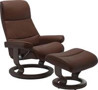 Stressless Relaxsessel "View" mit Classic Base, Gr&ouml;&szlig;e M,Gestell Wenge