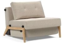 INNOVATION LIVING &trade; Sessel "CUBED Schlafsessel, F&uuml;&szlig;e Eiche, Breite 98cm,...