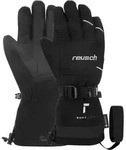 Skihandschuhe REUSCH "Maxim GORE-TEX Junior", M&auml;dchen, Gr. 4, schwarz-wei&szlig; (wei&szlig;,