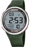 Chronograph CALYPSO WATCHES "Color Splash", gr&uuml;n (olivgr&uuml;n), Armbanduhren,...