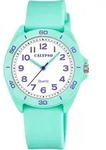 Quarzuhr CALYPSO WATCHES "Junior Collection", blau (t&uuml;rkis, wei&szlig;), Armbanduhren,