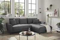 ED EXCITING DESIGN Ecksofa "Bern L-Form" mit Bettfunktion, Bettkasten & 3 Zierkissen