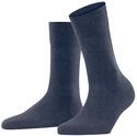 Socken FALKE "Sensitive London", Damen, Gr. 35-38, dunkelblau, Baumwollmischung,