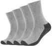 Socken CAMANO "function", Kinder, Gr. 47-49, grau (hellgrau, meliert), Materialmix,