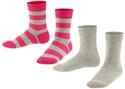 FALKE Socken "Happy Stripe 2-Pack" 2 Paar tlg.
