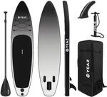 YEAZ Inflatable SUP-Board "SUP Board und Kit BLACK SANDS BEACH - EXOTRACE - SET"