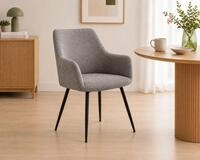 ACTONA GROUP Esszimmerstuhl "Glenda 2er Set, Stoff - mit Armlehne & gepolstert in