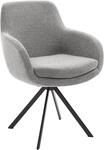 Esszimmerstuhl MUSTERRING "Tavia", grau (grau, eisen schwarz, grau), B:62cm H:86cm
