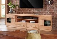 OTTO home Lowboard "Ribe,180cm breit, Fronten Massivholz,6