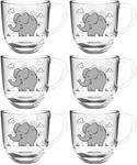 LEONARDO Tasse "BAMBINI Elefant 6er-Set" 280 ml, 6-teilig