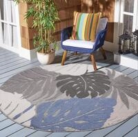 Sanat Teppich "Floral Outdoor, auch als L&auml;ufer und Rund" rund 6 mm H&ouml;he In- und
