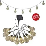 N&Auml;VE LED-Lichterkette "Gl&uuml;hbirne", transparent, Dioden 50 Stk. Flammen 10 Stk.,