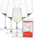 SPIEGELAU Wei&szlig;weinglas "Wei&szlig;weingl&auml;ser + Poliertuch Definition 430 ml 6er Set