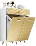 VCM Hochschrank "W&auml;scheschrank W&auml;schetruhe W&auml;schebox Landos M" 1 Stk. tlg.