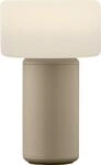 LED Tischleuchte "TINY", beige (sand), 1, &Oslash; 8cm H: 13cm, 1 Stk., HELL H&Ouml;LLISCH