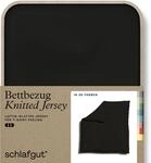 Schlafgut "Premium Bettbezug Knitted Jersey (1 St)" Ton-in-Ton Rei&szlig;verschluss,
