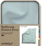 Schlafgut "Premium Bettbezug Knitted Jersey (1 St)" Ton-in-Ton Rei&szlig;verschluss,