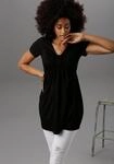 Tunika ANISTON SELECTED, Damen, Gr. 36, schwarz, Jersey, Obermaterial: 95% Viskose,