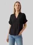 Vero Moda Shirtbluse "VMBEAUTY SS TOP GA NOOS" Viskose, regular fit