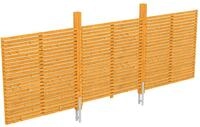 Skanholz Carport-R&uuml;ckwand "Rhombus"