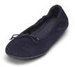 Ballerina MARC O'POLO "aus softem Ziegenleder", Damen, Gr. 36, blau (m890),
