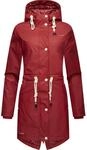 Regenjacke NAVAHOO "Flower of Ocean", Damen, Gr. XS (34), rot (blutrot),