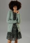 Strickjacke ANISTON CASUAL, Damen, Gr. 36, gr&uuml;n (jade), Strick, Obermaterial: 74%