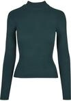 URBAN CLASSICS Rundhalspullover "Urban Classics Damen Ladies Rib Knit Turtelneck