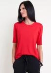 T-Shirt SEIDEL MODEN, Damen, Gr. 36, rot, Jersey, Obermaterial: 96% Viskose, 4%