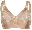 Soft-BH SASSA "Soft BH ohne B&uuml;gel Basic", Damen, Gr. 75, Cup B, beige, Spitze,