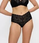 Slip TRIUMPH "Amourette Maxi", Damen, Gr. 36, schwarz, Microfaser, Obermaterial: 83%