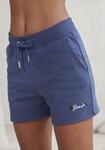 Bench. Loungewear Shorts mit Logodruck und Stickerei