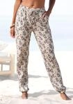 Vivance Jerseyhose mit Bl&uuml;mchendruck und Taschen, leichte Sommerhose, elastisch
