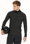 Funktionsshirt WHISTLER "Bishop", Herren, Gr. S, grau (dunkelgrau, meliert), 45%