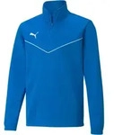 Langarmshirt PUMA "TEAMRISE 14 ZIP TOP JR", Kinder, Gr. 176, blau (electric blau