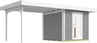 weka Gartenhaus "Designhaus 172 B" mit Anbaudach