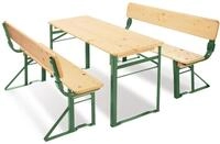 Kindersitzgruppe PINOLINO "Kinderfestzeltgarnitur mit Lehne, Sepp", beige...