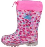 Gummistiefel LICO "Stiefel Power Blinky", M&auml;dchen, Gr. 25, rosa, Synthetik, Schuhe