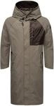 Stone Harbour Regenmantel "Zafaar" Lange Herren Regenjacke mit Kapuze