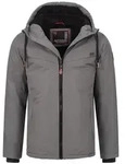Winterjacke ALESSANDRO SALVARINI "ASLighty", Herren, Gr. M, grau (dunkelgrau),