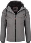 Winterjacke ALESSANDRO SALVARINI "ASLighty", Herren, Gr. M, grau (dunkelgrau),